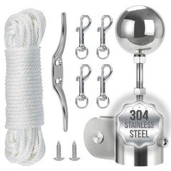 Lechansen kit front layout showing all stainless components for durable repairs