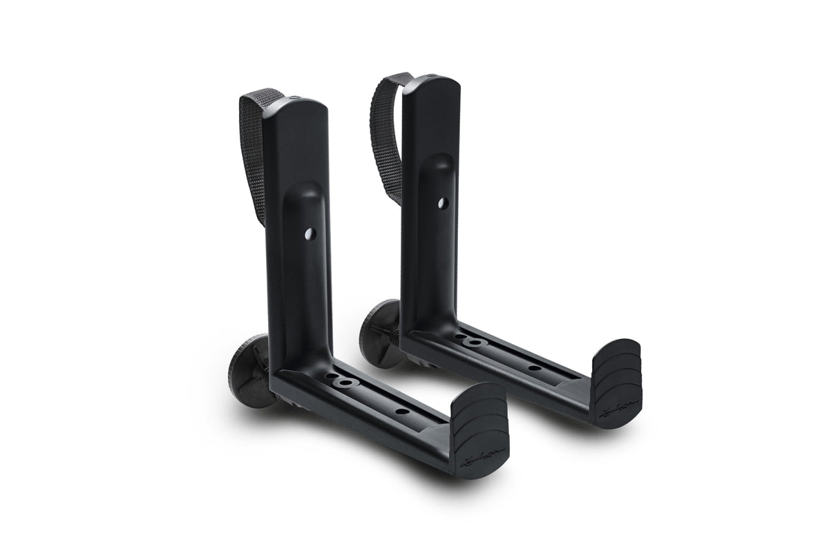 Lechuza bracket front view showing clean hidden mount and sturdy plastic support