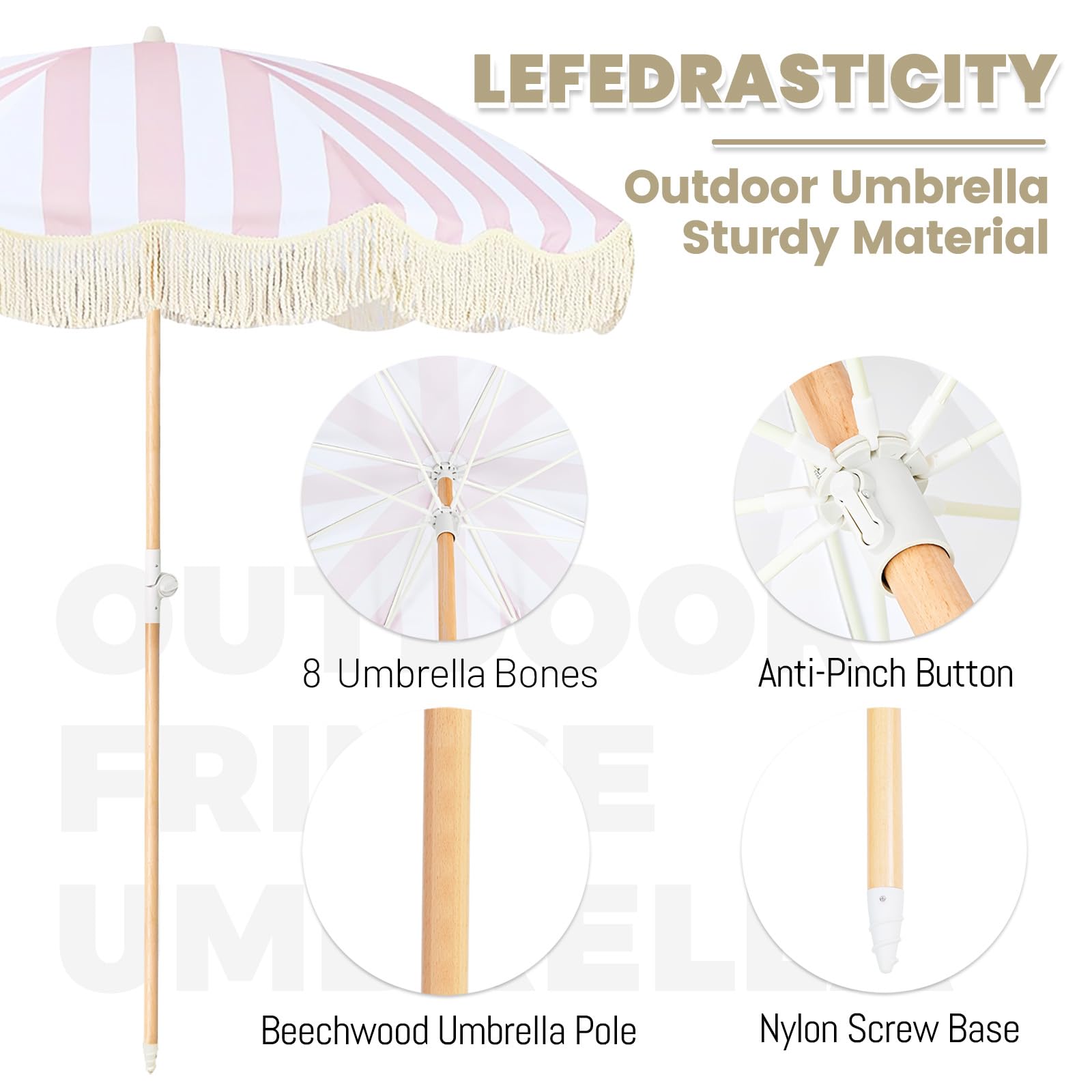 lefedrasticity set beside chair for scale, illustrates full-size 6ft coverage