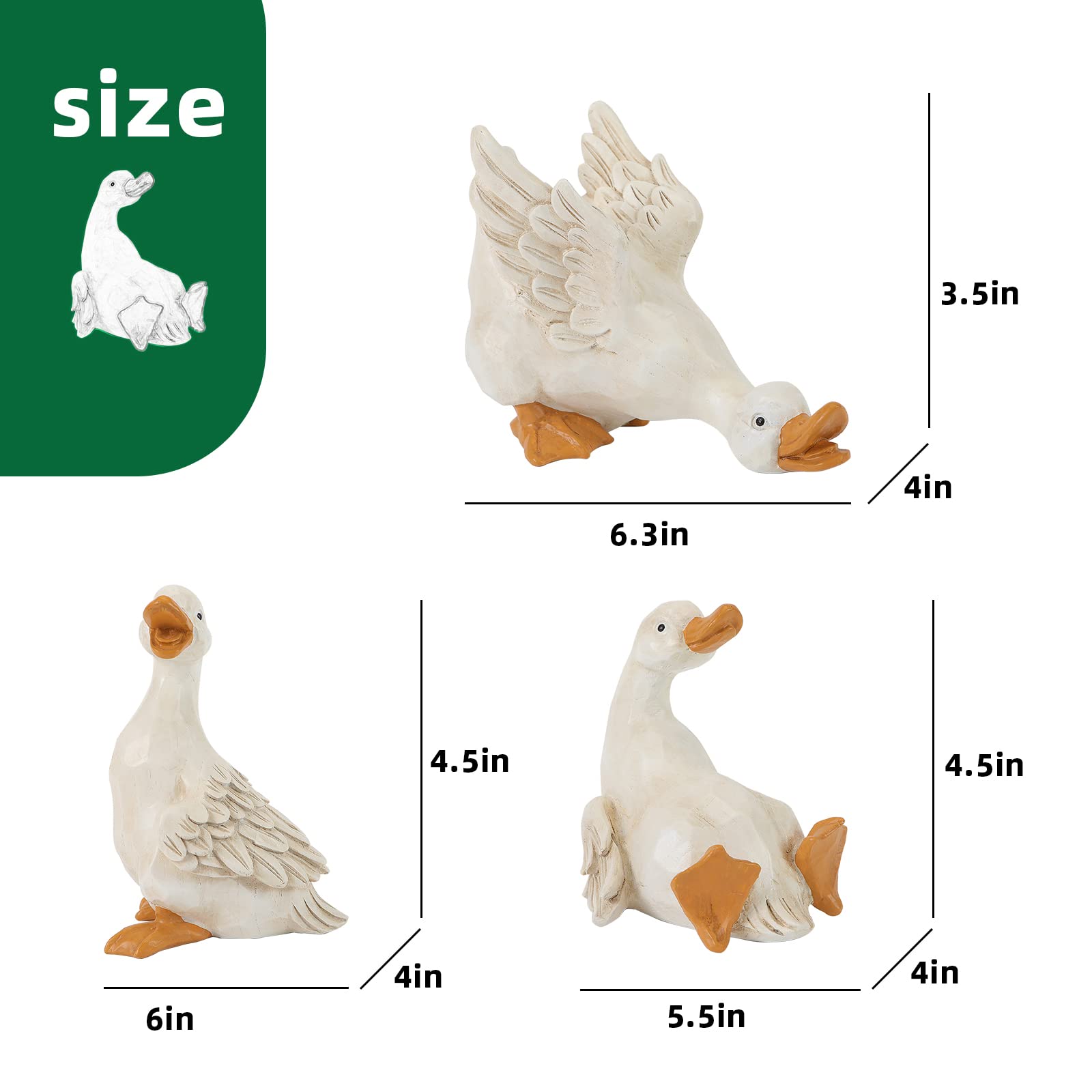 LEGIFO duck trio on an indoor shelf illustrating versatile decorative benefit