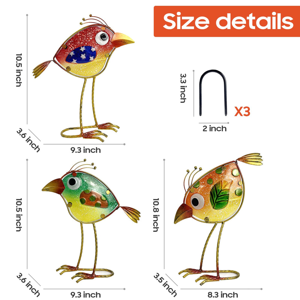 LEGIFO birds beside a hand showing size and easy placement advantage