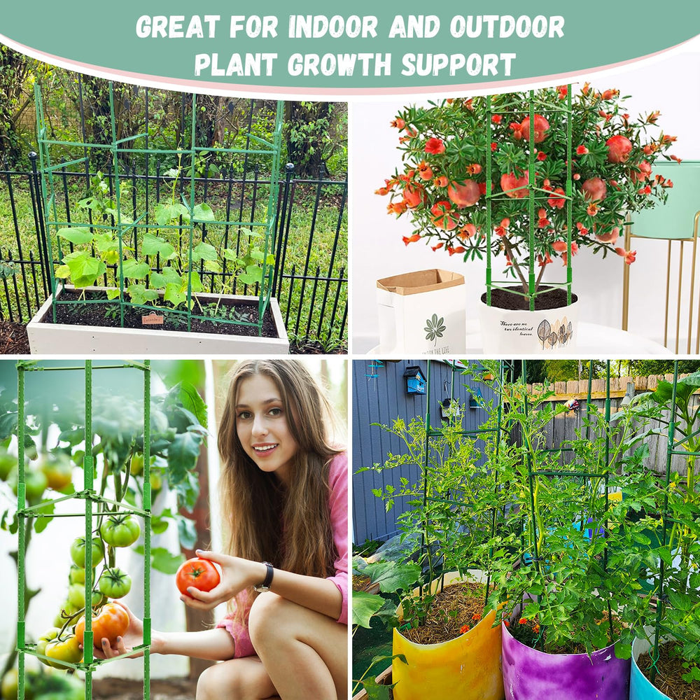 Legigo trellis in container garden saving space and supporting vines benefit