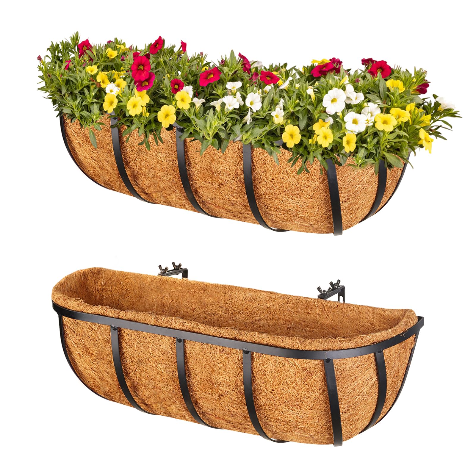 Legigo front view of 16-inch window box showing clean lines and storage capacity