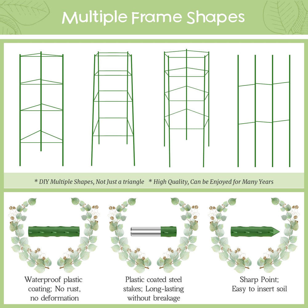 Legigo height extension tubes showing adjustable trellis height advantage