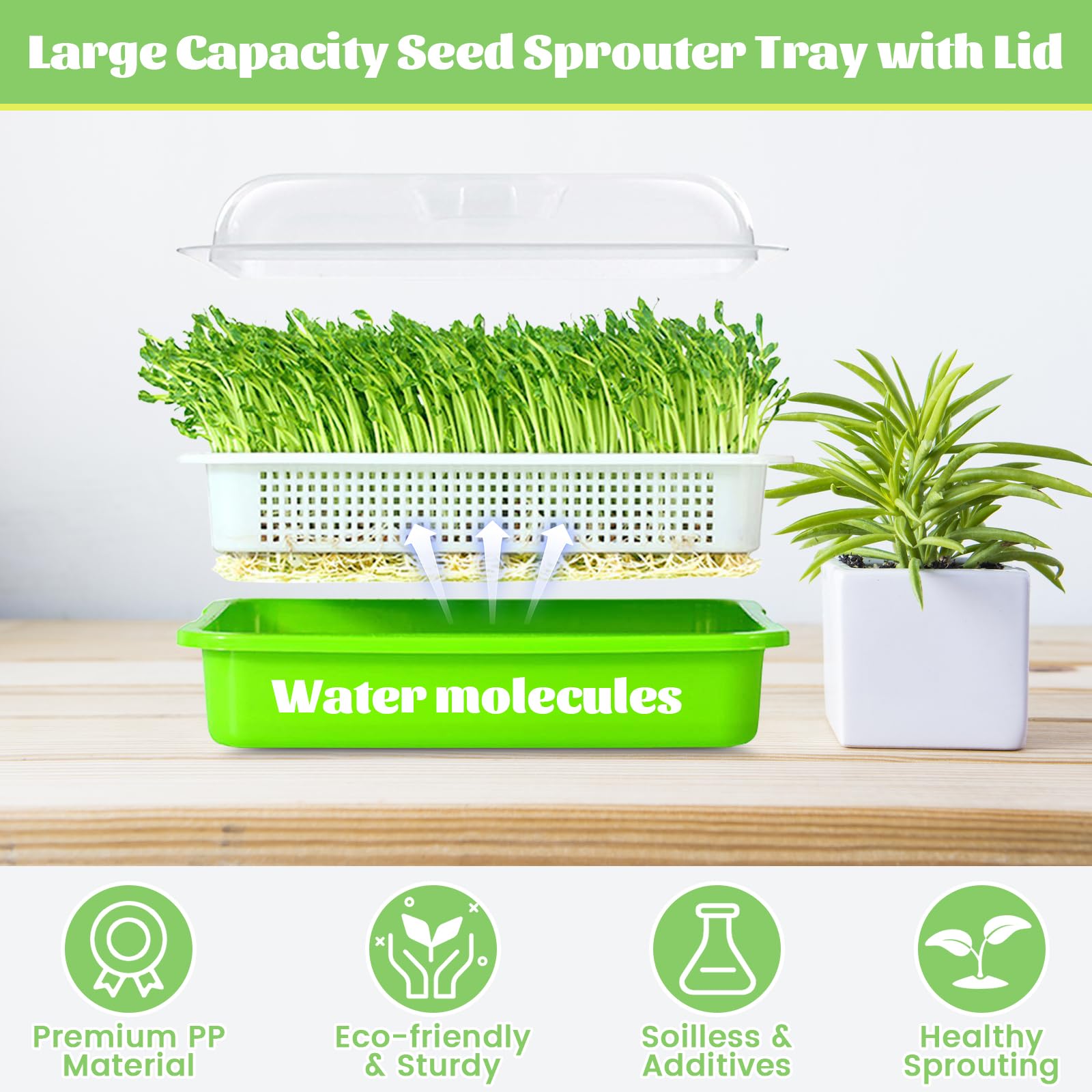 Legigo trays stacked to show size and space-saving design benefit: compact storage