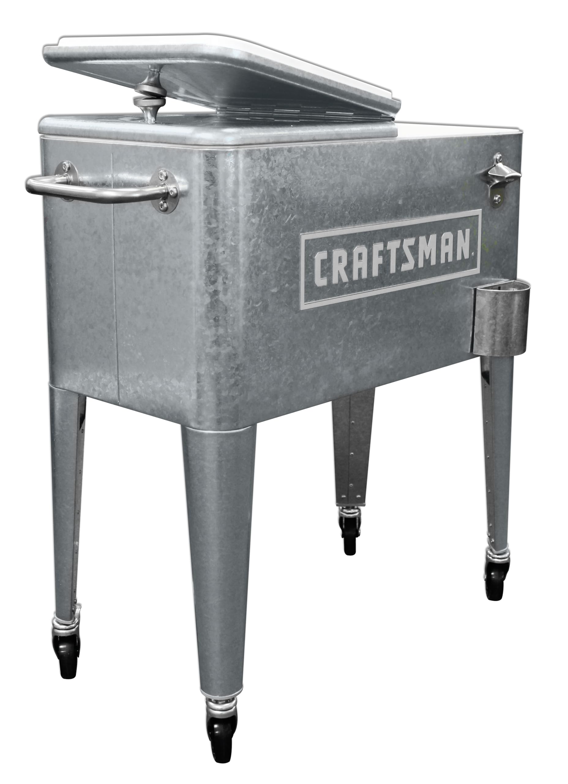 Leigh Country Craftsman bottle opener and cap catcher detail for convenient serving