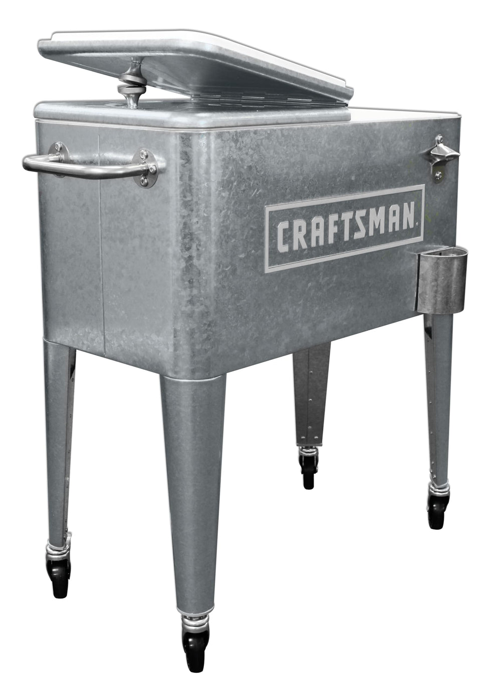 Leigh Country Craftsman bottle opener and cap catcher detail for convenient serving