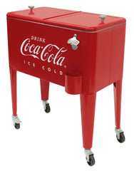 Leigh Country embossed Coca‑Cola logo closeup highlighting durable retro styling and brand appeal