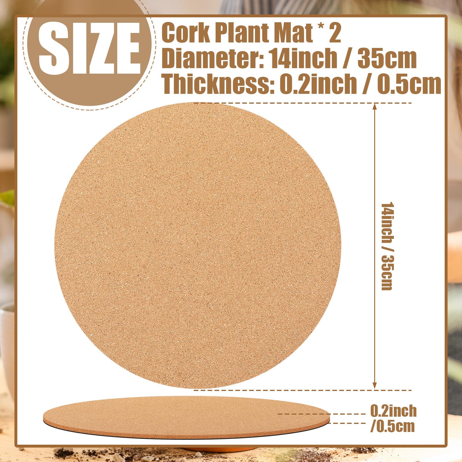 Leinuosen cork texture close-up highlighting natural grain and water absorption