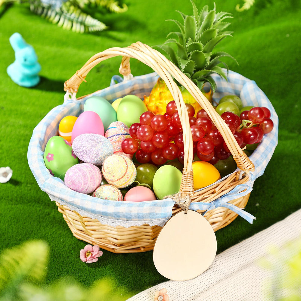 Leinuosen styled on a picnic table with snacks and decor for party presentation