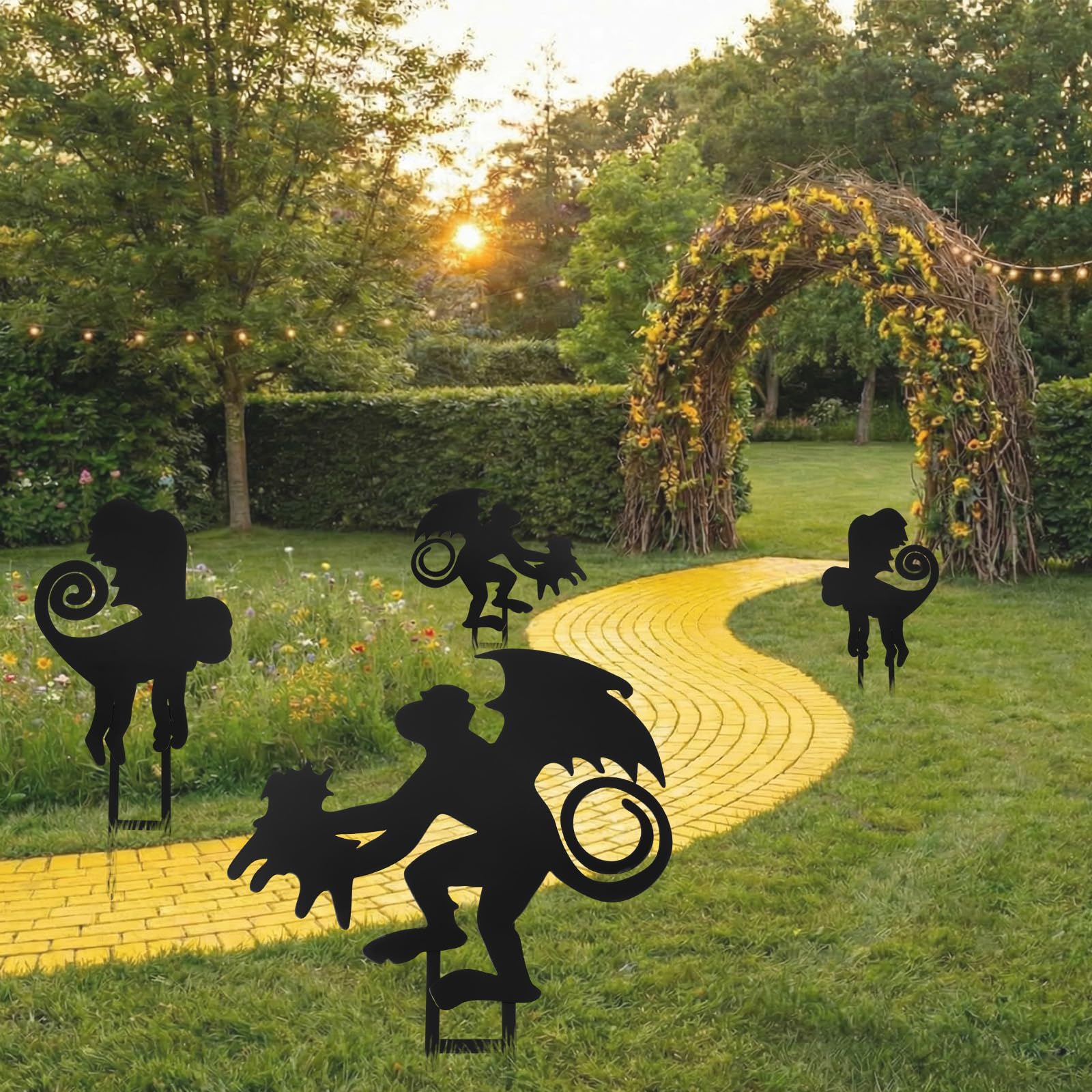 Leinuosen paired stakes arranged creatively to enhance layered visual interest