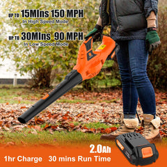 Leisch Life 21V battery and fast charger displayed for quick recharge advantage