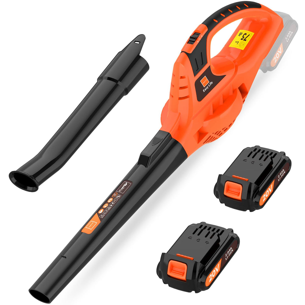 Leisch Life front view of blower showing compact design and easy grip