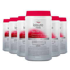 LEISURE TIME front packaging showing 5-lb container and label benefit quick-dissolving