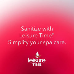 Leisure Time product label close-up showing instructions and safety benefit