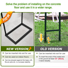 LeJoy Garden weld and epoxy-coated tubing close-up for durable weather resistance