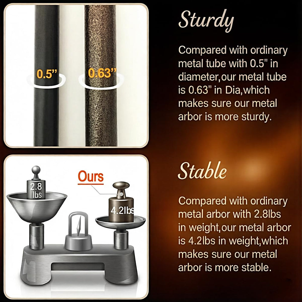 LeJoy Garden close-up of 16mm metal tubing showing durability