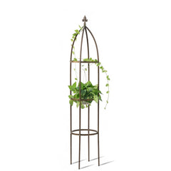 LeJoy Garden obelisk front view showing tall stable support