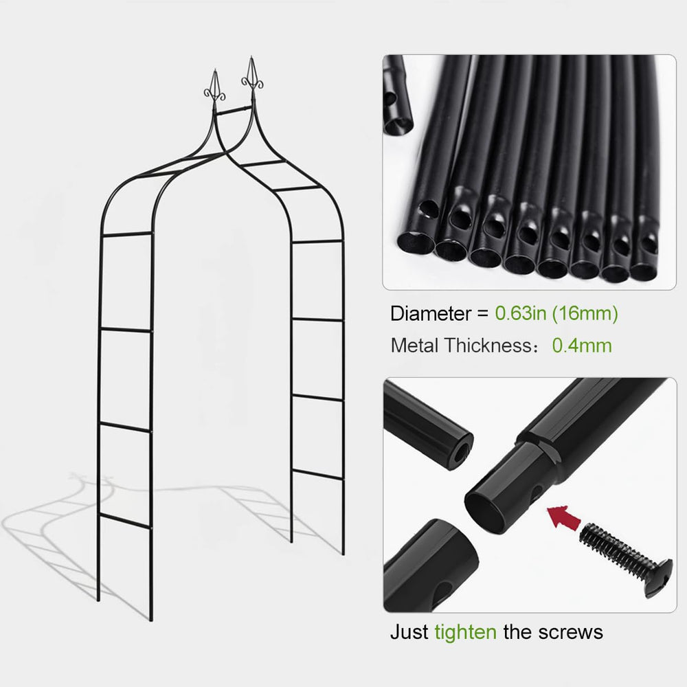 LeJoy Garden tube and tapered tip detail showing sturdy stake-in stability
