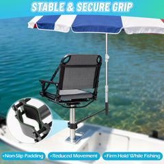 LEMEWEL in use on kayak lifestyle scene providing shade and comfort on the water benefit