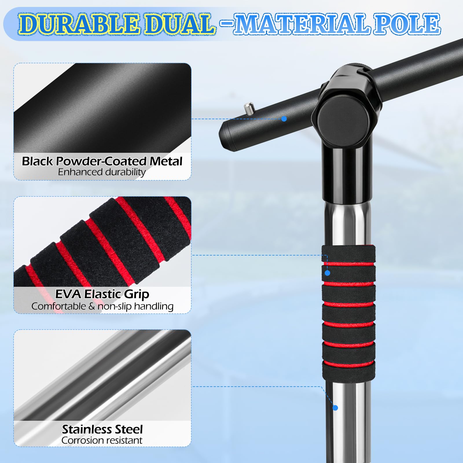 LEMEWEL ground stake in grass illustrating portable installation and stability