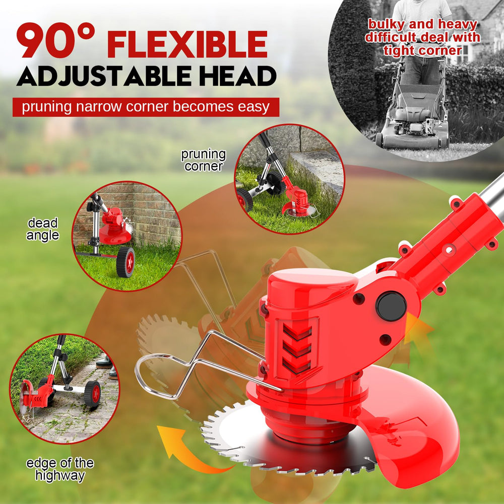 Lemolifys close-up of adjustable cutting head for reaching tight spots