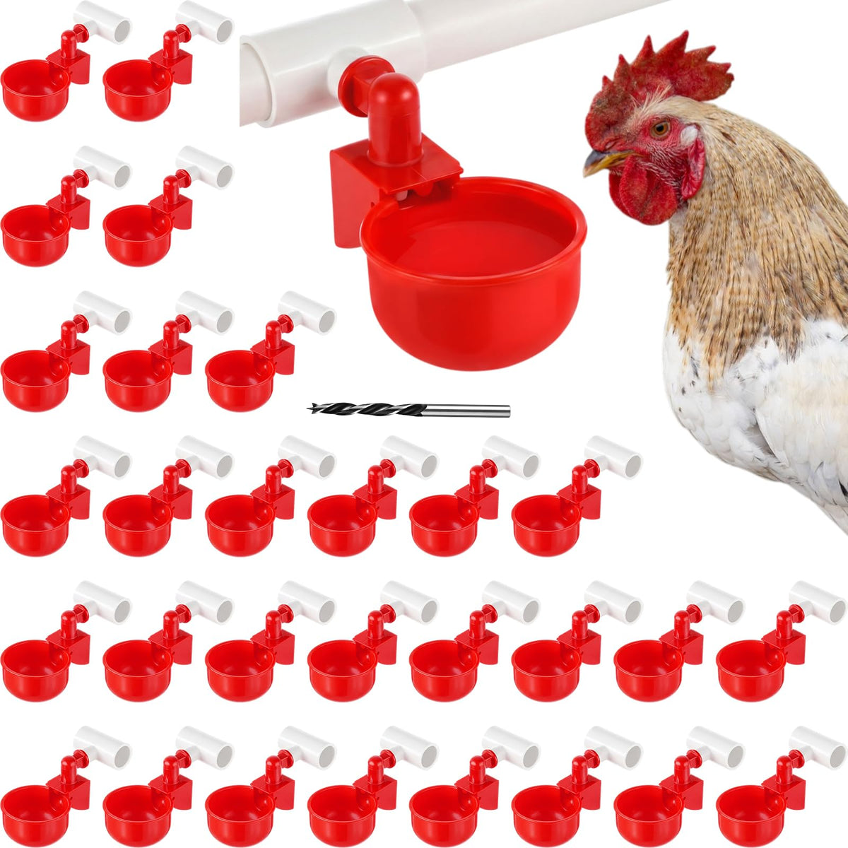LemonRoad front packaging showing 30 red cups and tees, communicates kit completeness