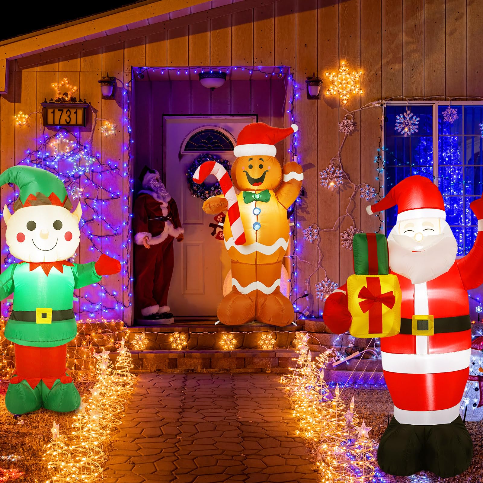 Lemosae indoor setup as party backdrop creating instant holiday atmosphere