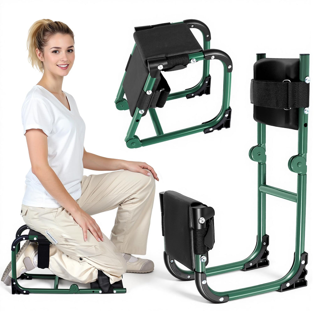 LemZodo front view folded seat showing portability and compact storage benefit