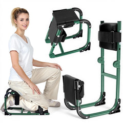LemZodo front view folded seat showing portability and compact storage benefit