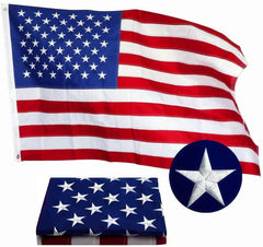 Lenex front view of 6x10ft flag showing full design and curb appeal