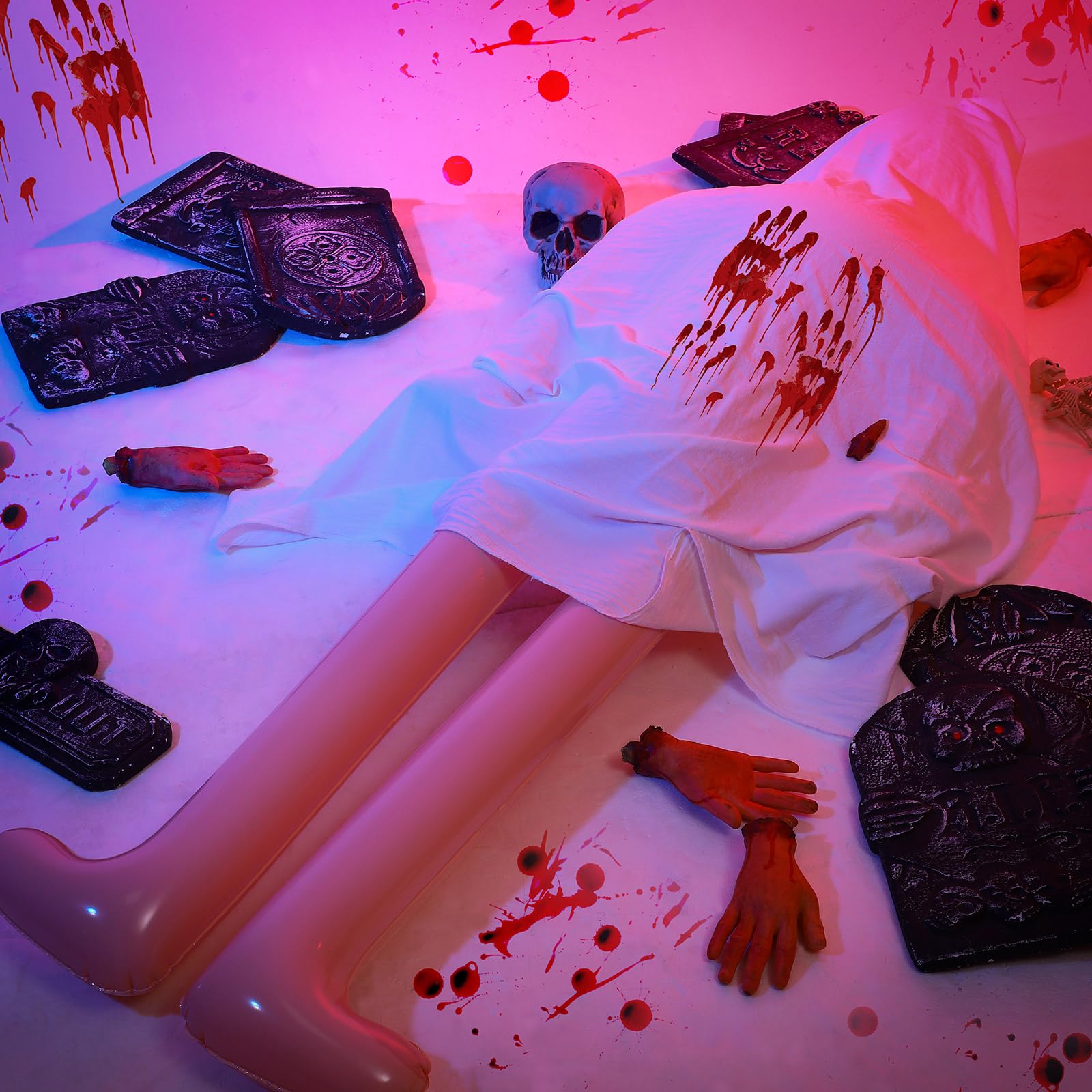 Lenwen mannequin dressed for Halloween showing costume adaptability