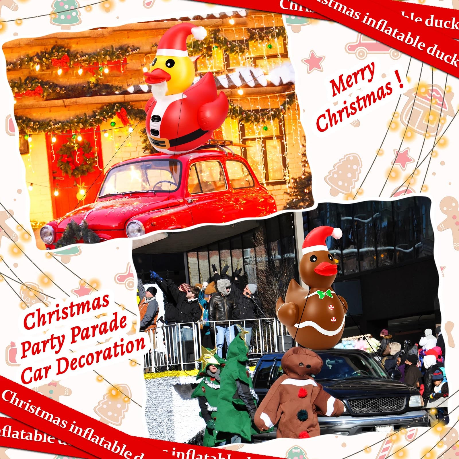 Lenwen duck used as pool float demonstrating fun seasonal versatility