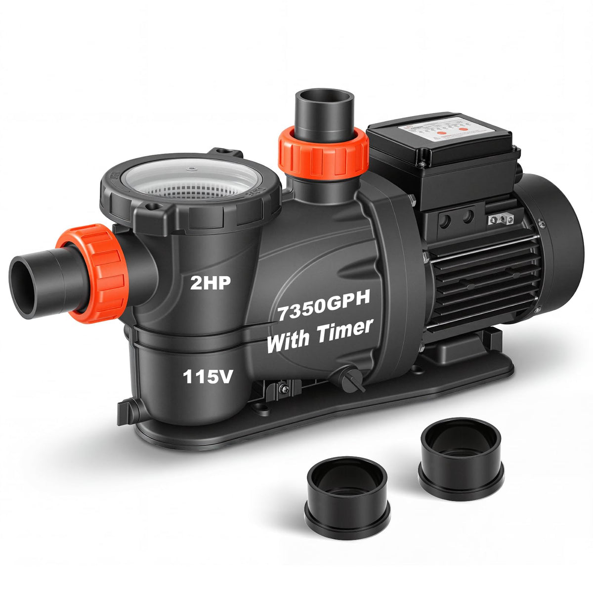LEO pump front angle showing compact housing and reliable circulation