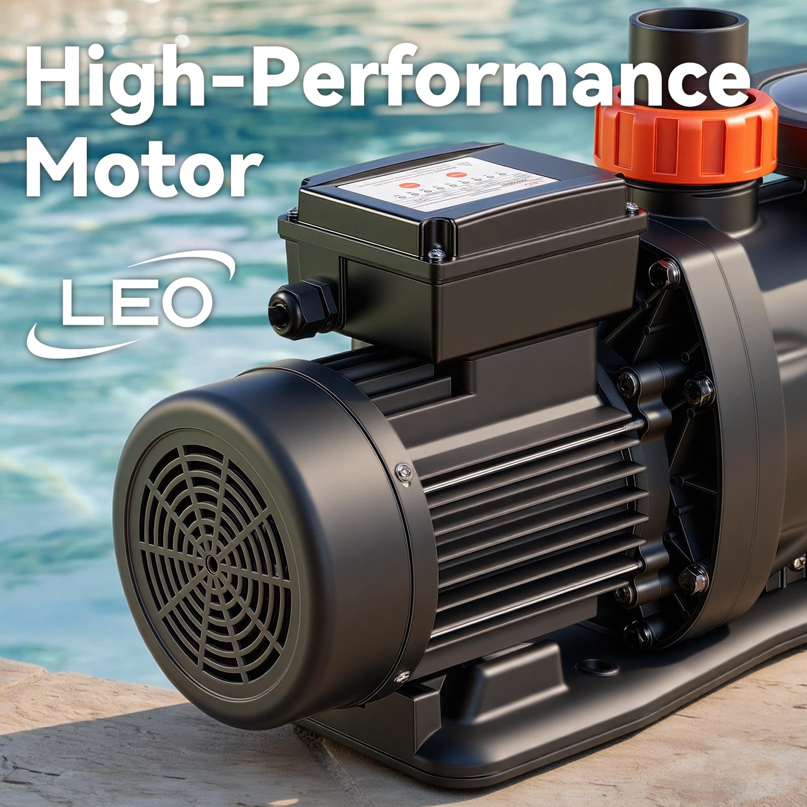 LEO pump included adapters and wrench for quick installation