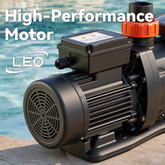 LEO pump included adapters and wrench for quick installation