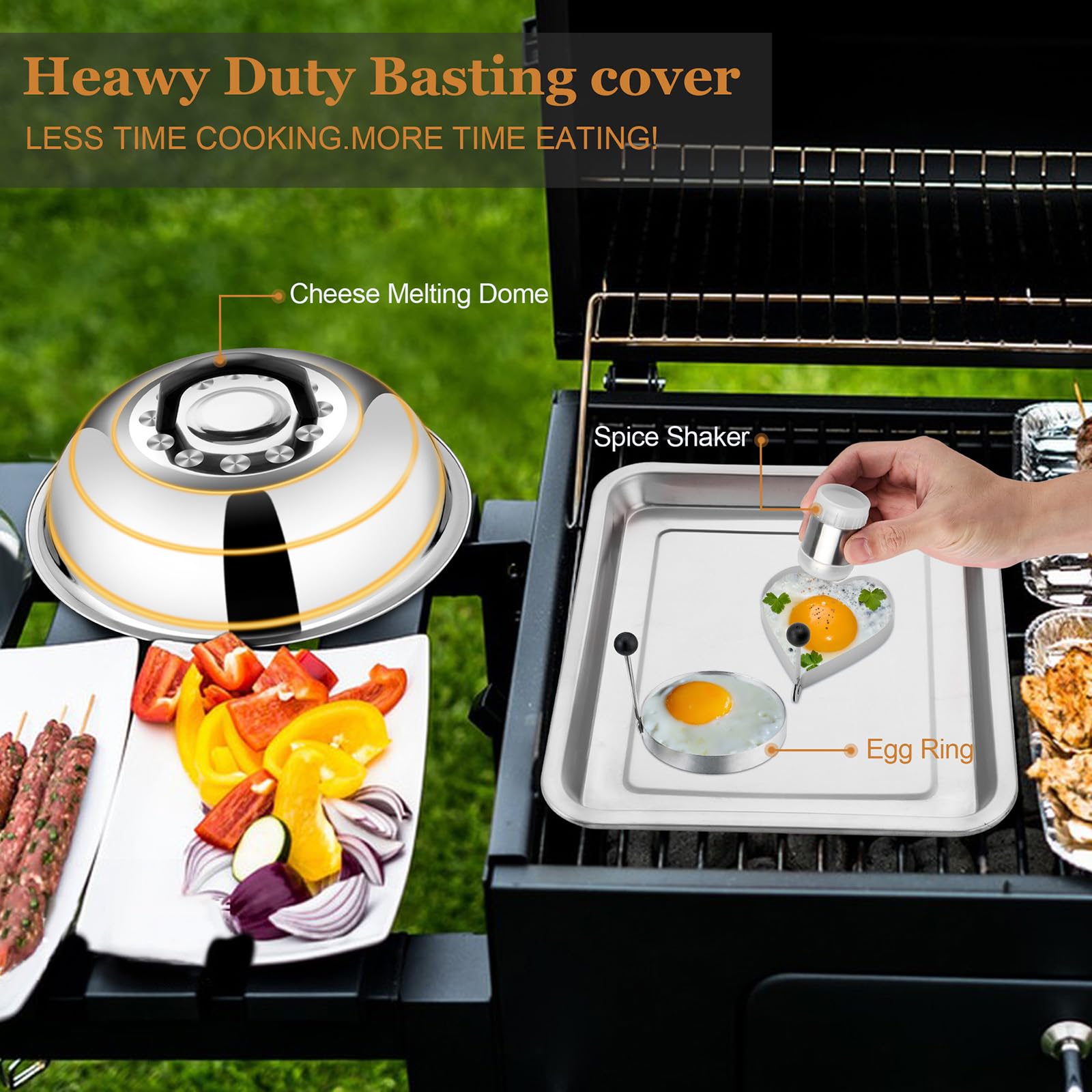 Leonyo cast iron burger press detail for even patties and consistent sear