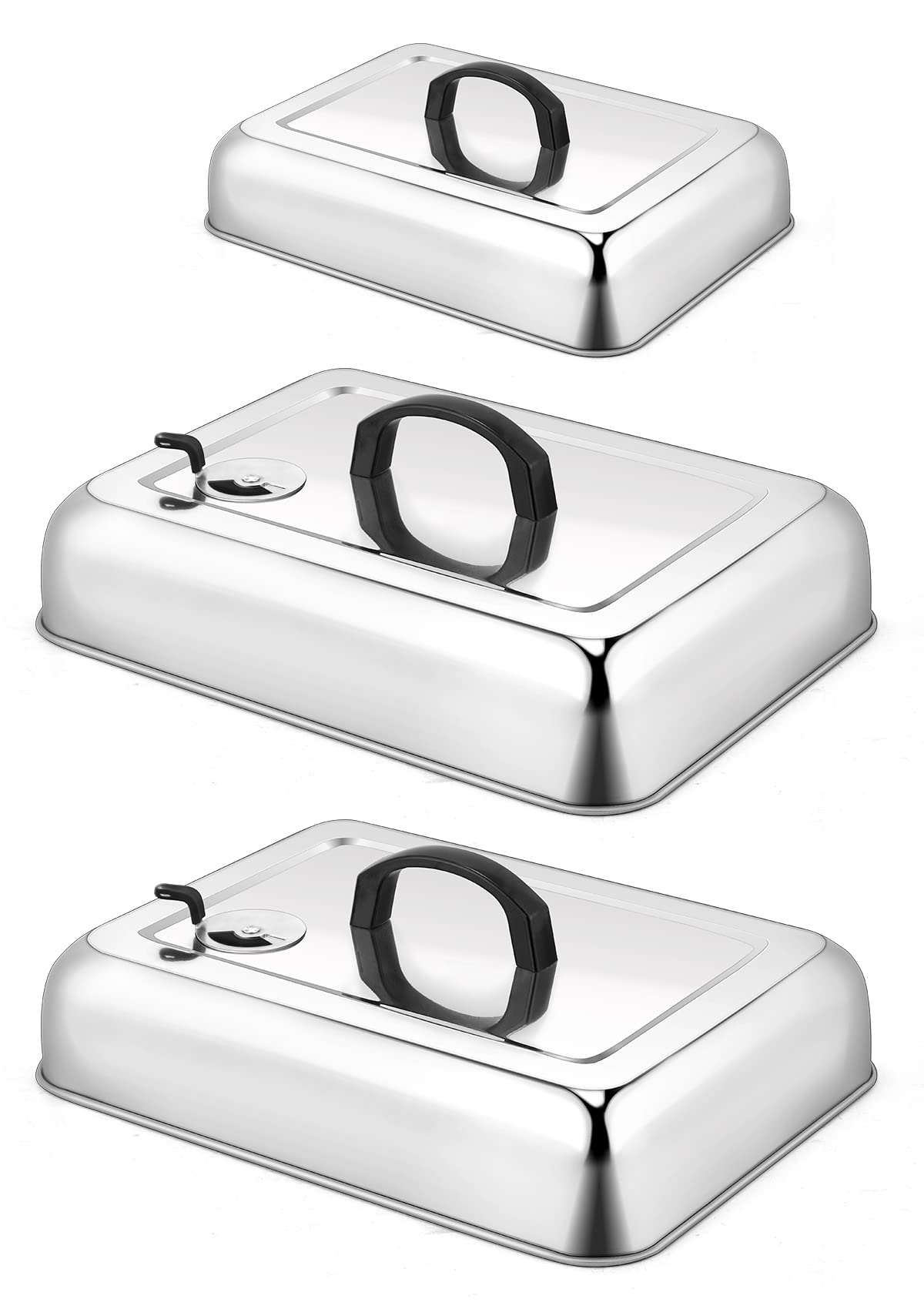 Leonyo front view of the 3-pack domes showing compact storage and versatility