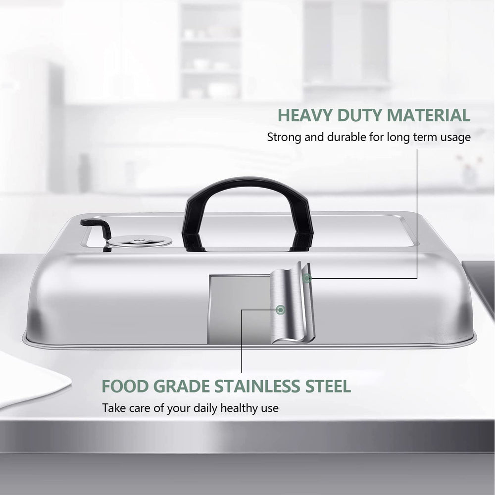 Leonyo handle detail highlighting heat-resistant grip for safe use