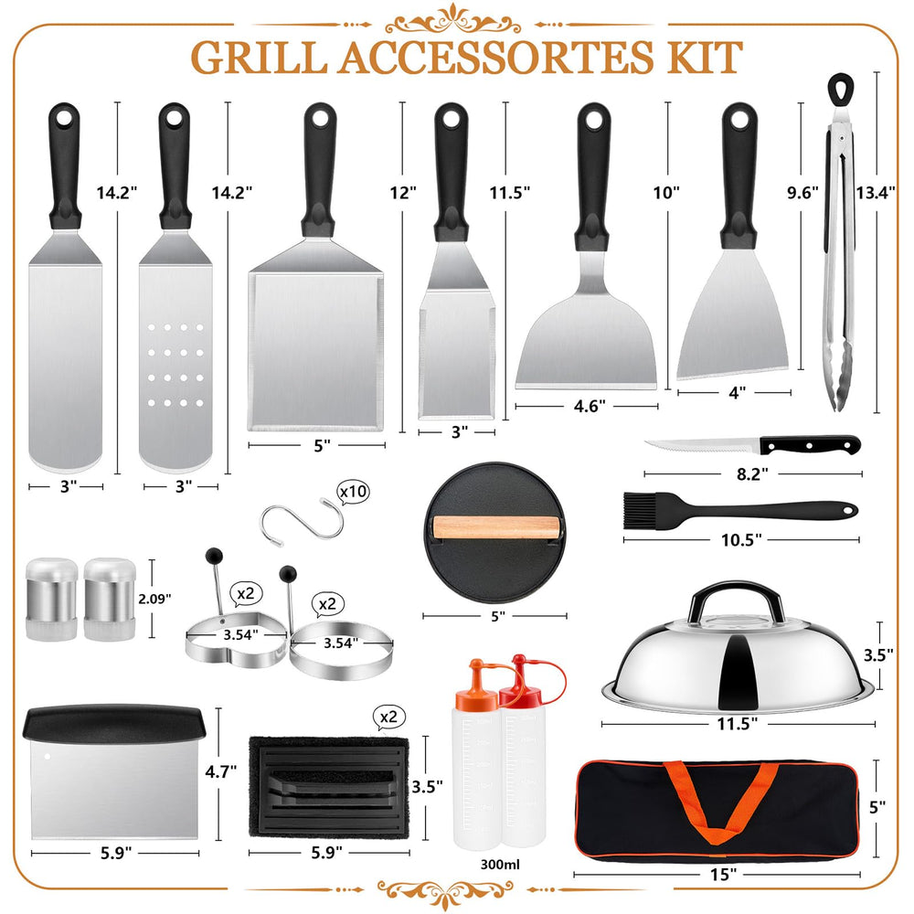 Leonyo cooking on outdoor griddle lifestyle shot showing efficient service