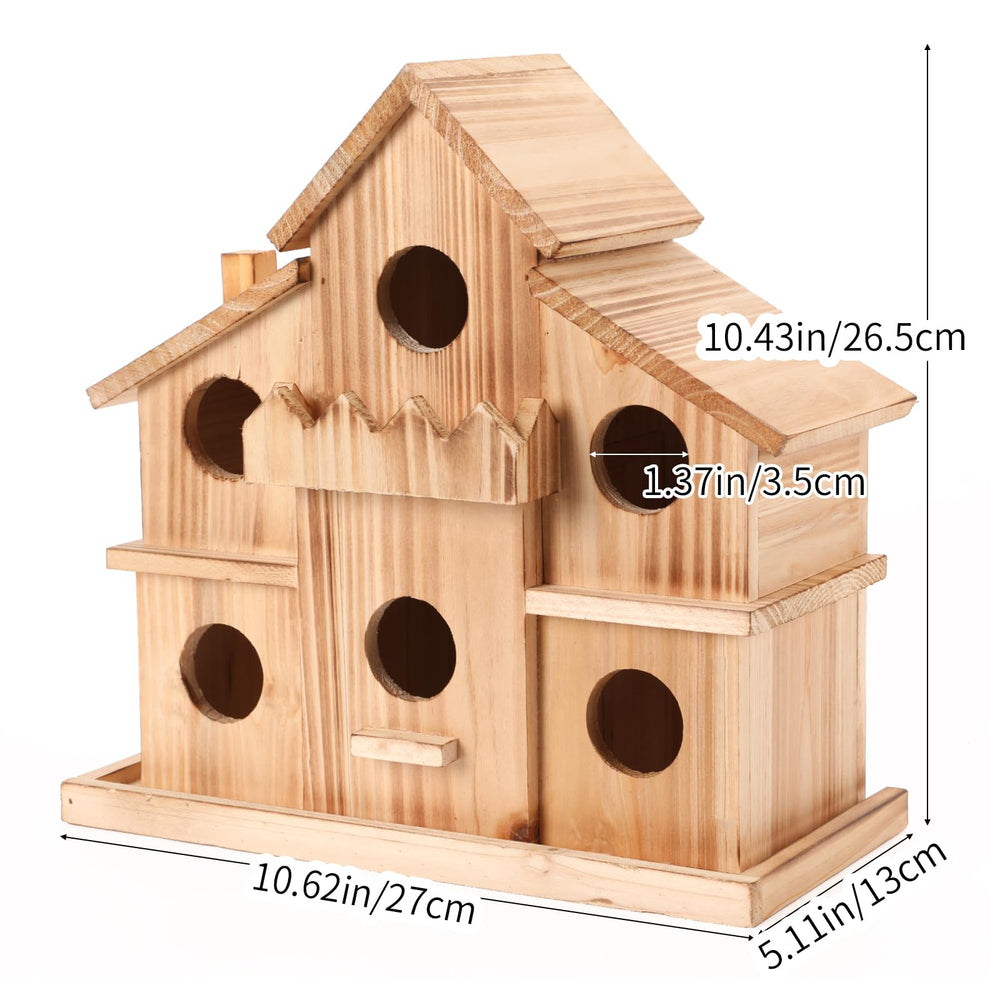LEOSYY close-up of entrance and perch detail offering easy landing for songbirds