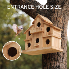 LEOSYY underside view of base seed tray holding feed for visiting birds