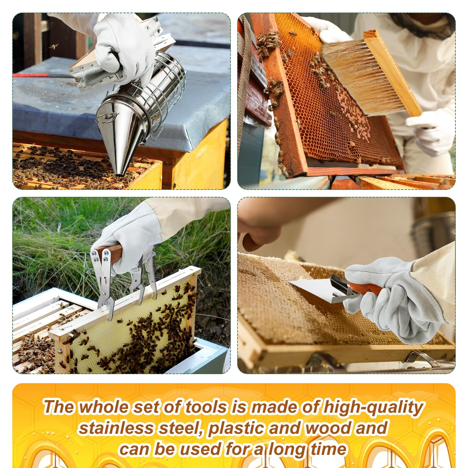 Leriton honey filter bag with fresh honey demonstrating impurity removal benefit