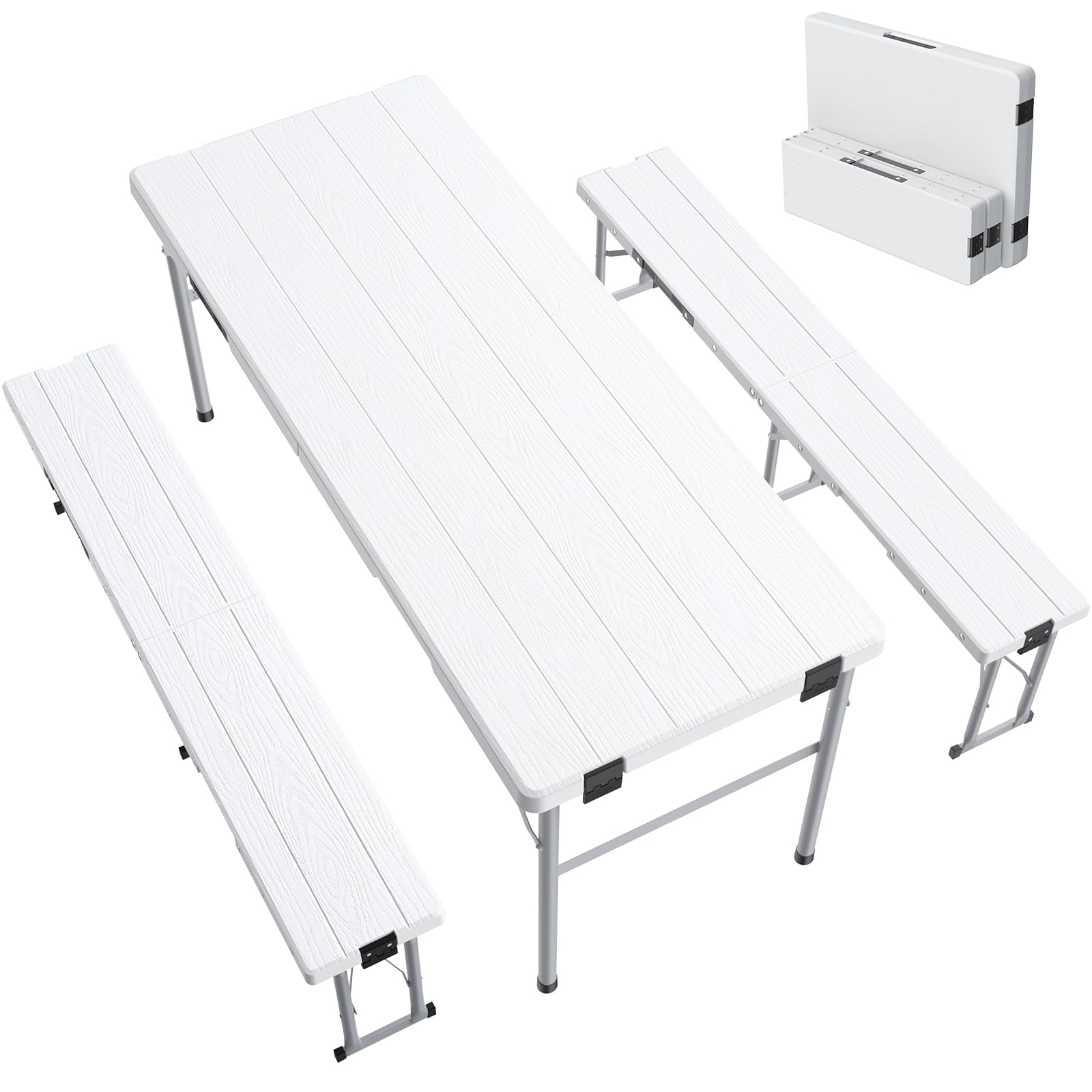 Leteuke table in campsite use showing outdoor durability and quick setup benefit