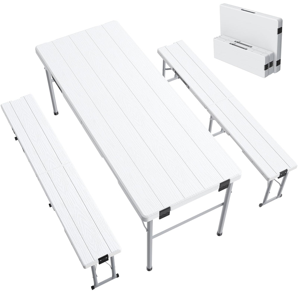 Leteuke table in campsite use showing outdoor durability and quick setup benefit
