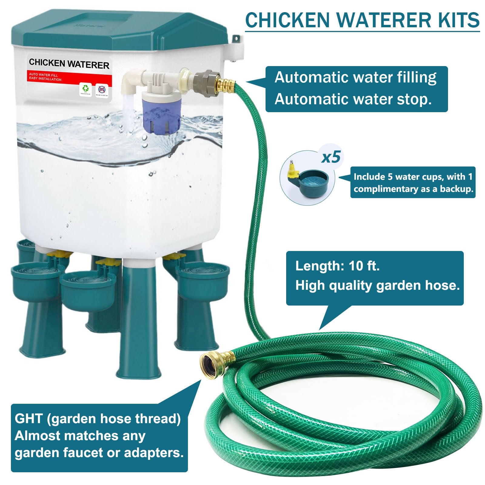 letsFix feeder baffle and outlet detail preventing feed waste and spillage