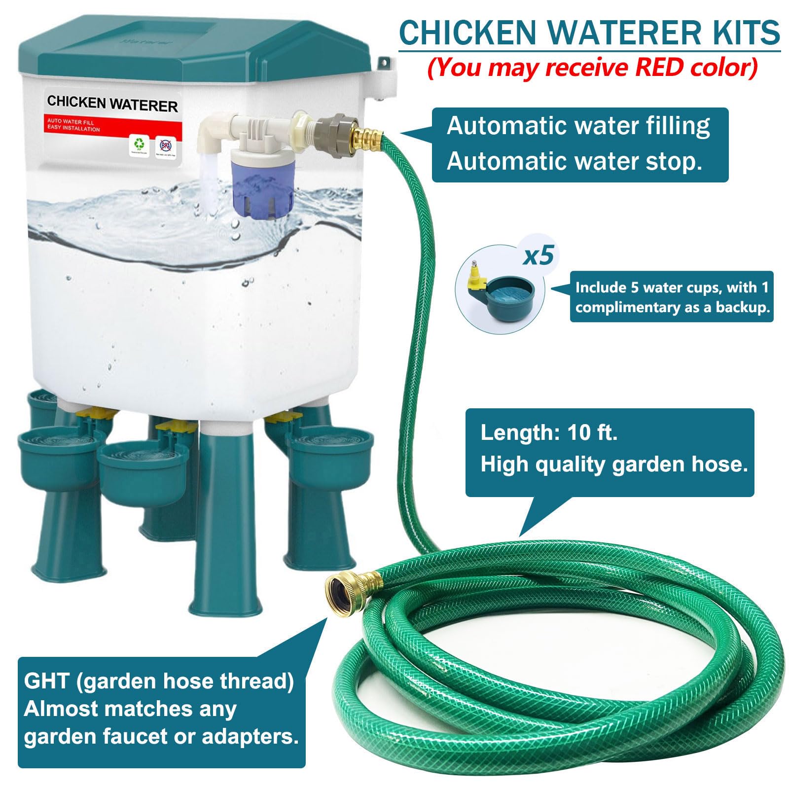 letsFix float valve and hose connection for steady water supply