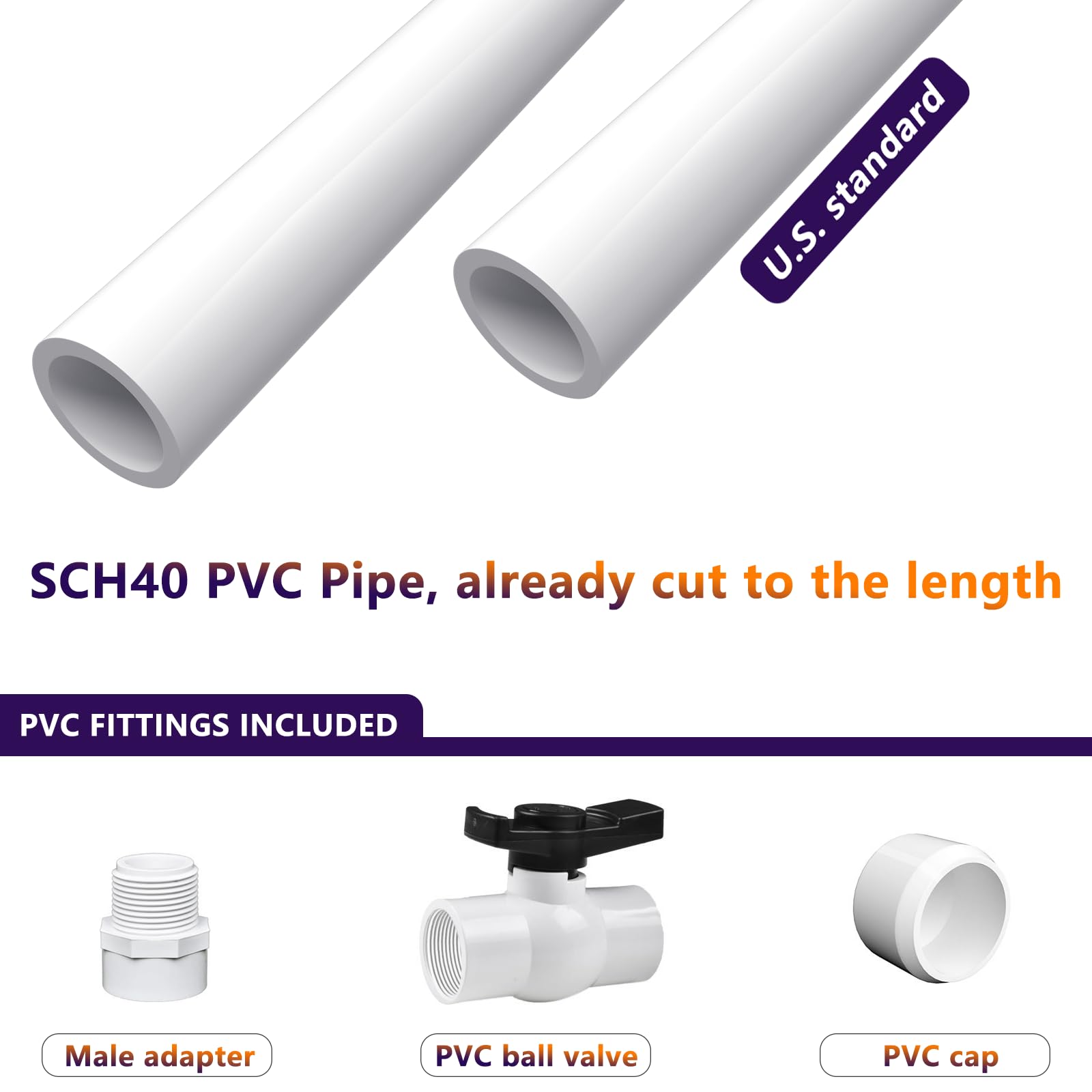 letsFix pipe and fitting held in hand showing compact scale and easy handling