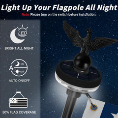 LETSTRY solar light close-up showing solar panel and reliable nighttime illumination benefit