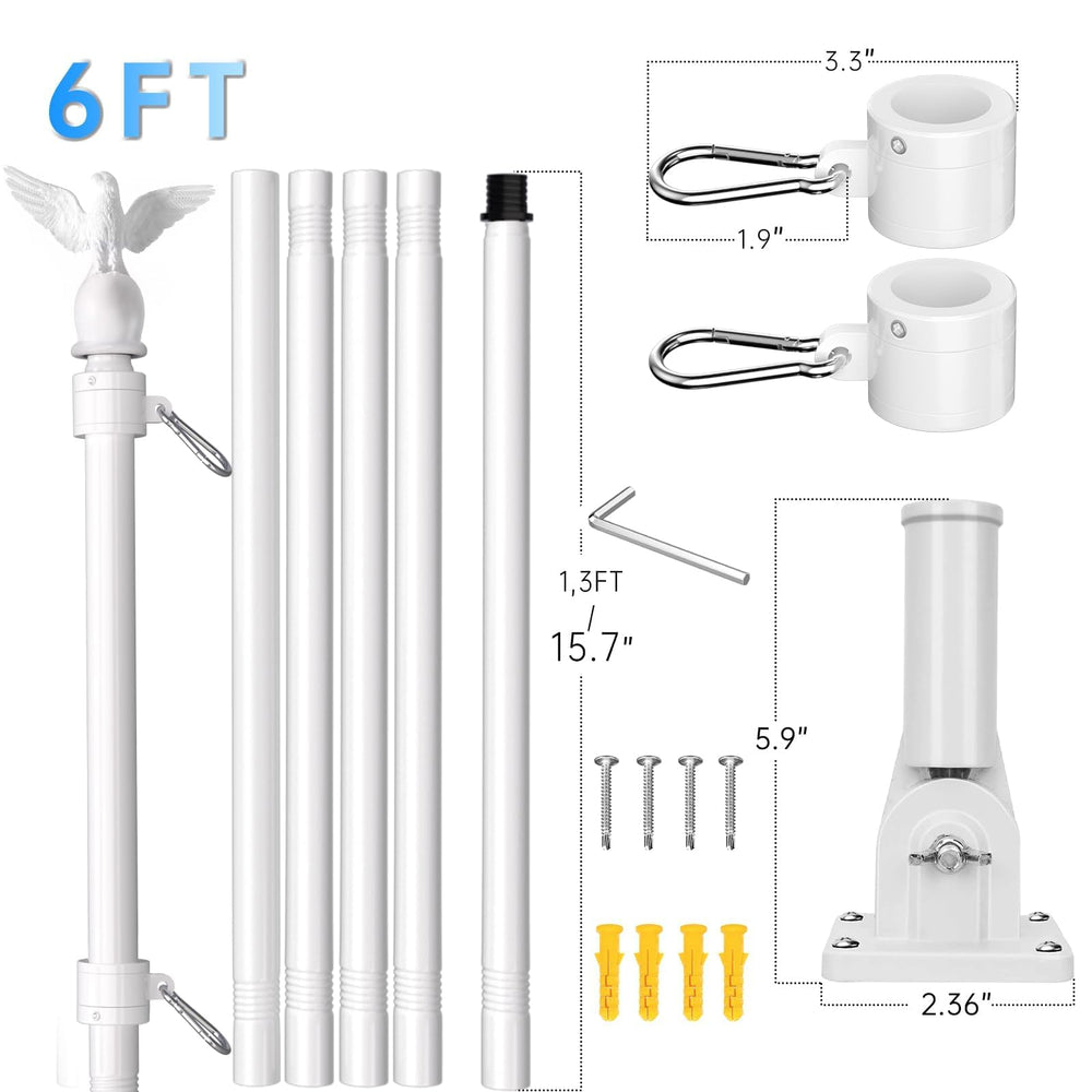 LETSTRY solar light close-up on pole providing night illumination